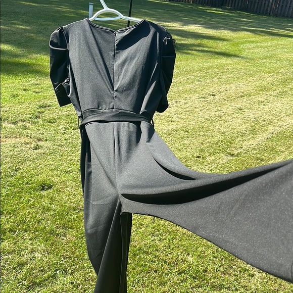 Sleek Black Belted Jumpsuit Women’s Plus Size XXL NWOT - Picture 5 of 5